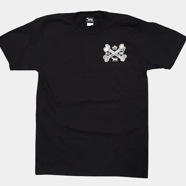 Black Sheep Bones Tee Black-Black Sheep Skate Shop
