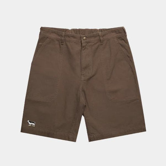 Black Sheep Canvas Carpenter Shorts - Walnut Brown-Black Sheep Skate Shop