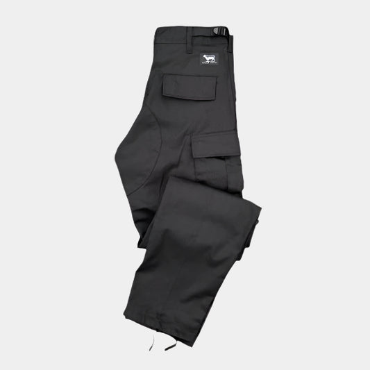 Black Sheep Cargo Skate Pants - Black-Black Sheep Skate Shop