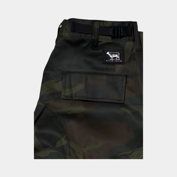 Black Sheep Cargo Skate Pants - Midnight Woodland Camo-Black Sheep Skate Shop
