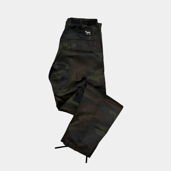 Black Sheep Cargo Skate Pants - Midnight Woodland Camo-Black Sheep Skate Shop