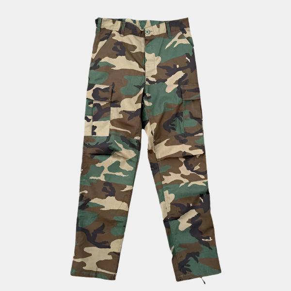 Black Sheep Cargo Skate Pants - Woodland Camo-Black Sheep Skate Shop