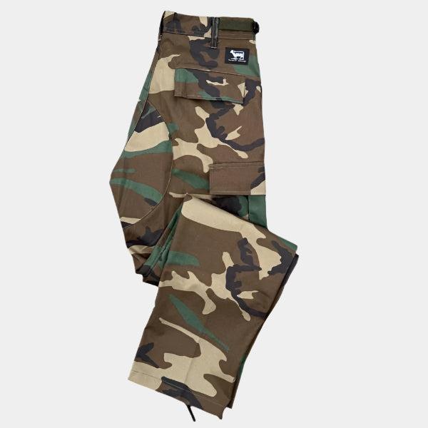 Black Sheep Cargo Skate Pants - Woodland Camo-Black Sheep Skate Shop