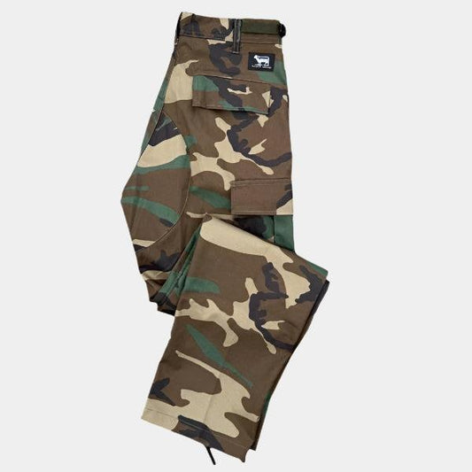 Black Sheep Cargo Skate Pants - Woodland Camo-Black Sheep Skate Shop