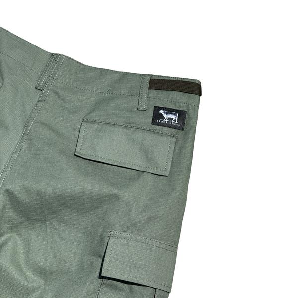 Black Sheep Cargo Skate Shorts - Olive Drab-Black Sheep Skate Shop
