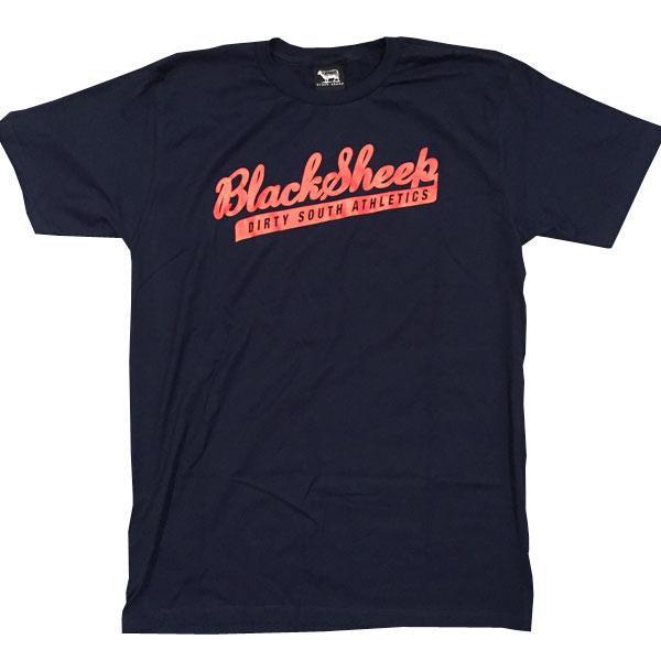 Black Sheep Dirty South Athletics Tee Navy-Black Sheep Skate Shop