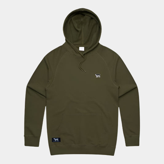 Black Sheep Heavyweight Icon Hoody Army Green-Black Sheep Skate Shop