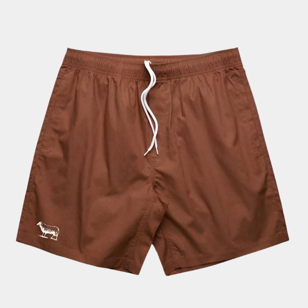 Black Sheep Icon Beach Shorts Clay-Black Sheep Skate Shop