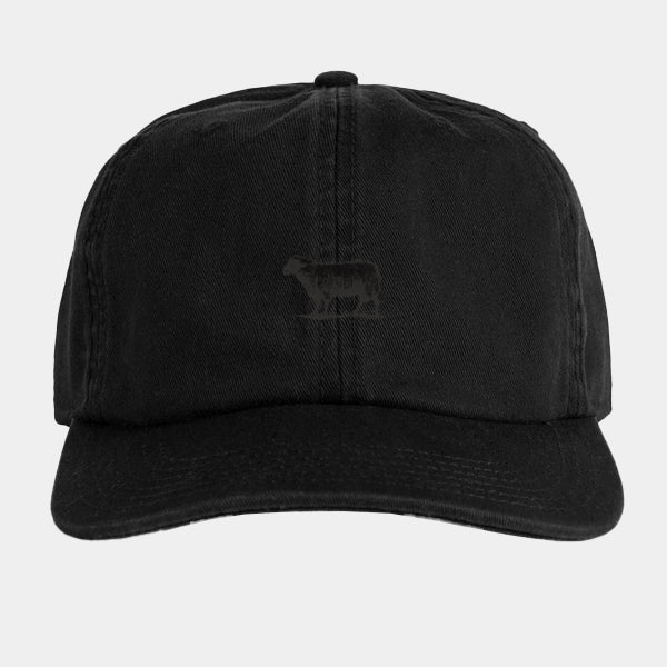 Black Sheep Icon Fill Unstructured 6-Panel Hat Black-Black Sheep Skate Shop