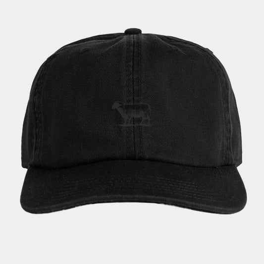 Black Sheep Icon Fill Unstructured 6-Panel Hat Black-Black Sheep Skate Shop