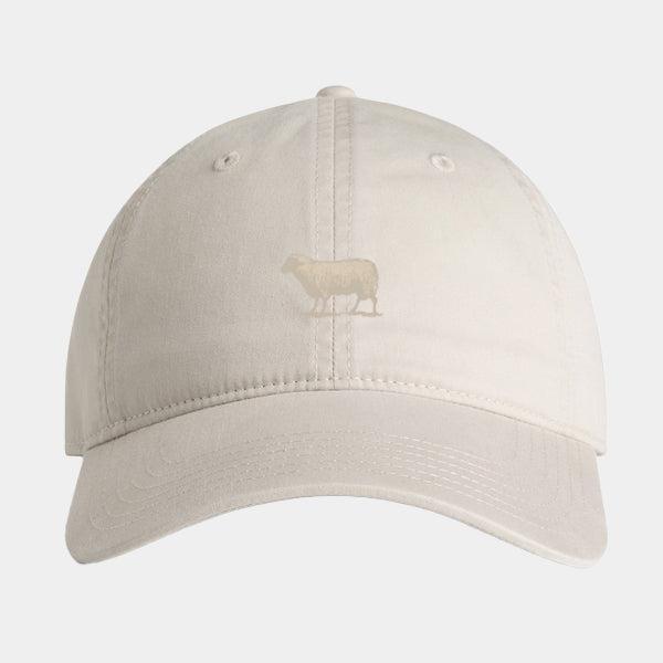 Black Sheep Icon Fill Unstructured Dad Hat Faded Bone-Black Sheep Skate Shop
