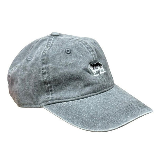 Black Sheep Icon Unstructured Dad Hat Vintage Wash Grey-Black Sheep Skate Shop