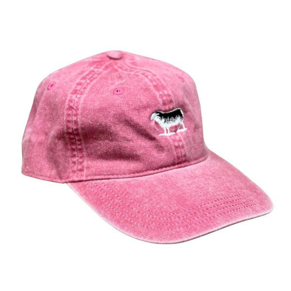 Black Sheep Icon Unstructured Dad Hat Vintage Wash Red-Black Sheep Skate Shop