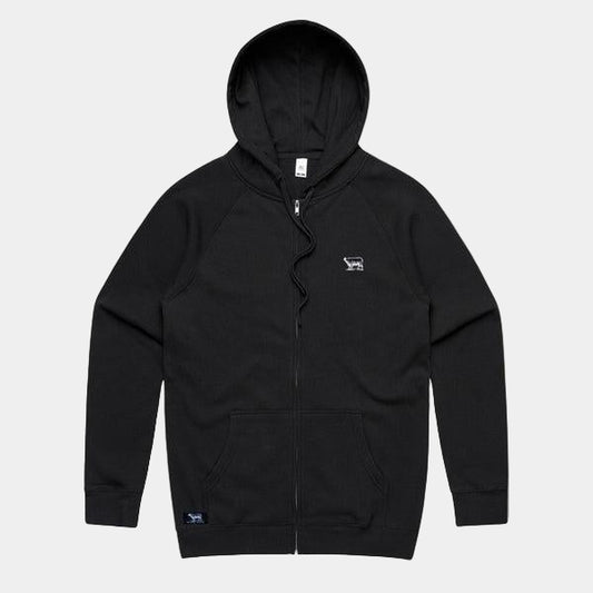 Black Sheep Icon Zip Hoody Black-Black Sheep Skate Shop