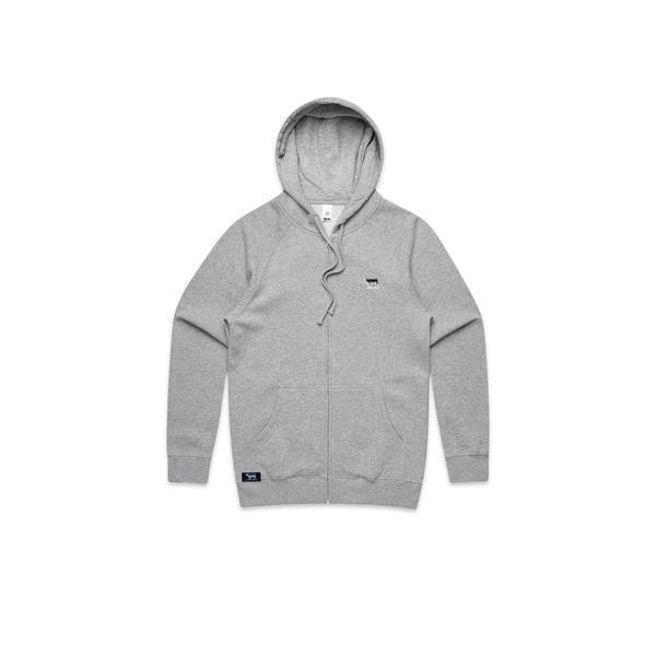 Black Sheep Icon Zip Hoody Heather Grey-Black Sheep Skate Shop