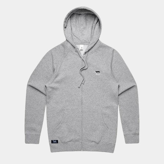 Black Sheep Icon Zip Hoody Heather Grey-Black Sheep Skate Shop