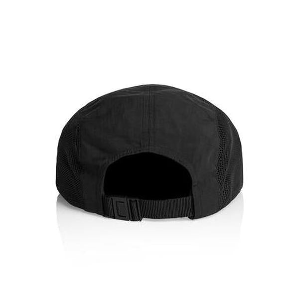 Black Sheep Label Active Nylon 5 Panel Hat Black-Black Sheep Skate Shop