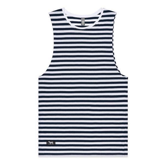 Black Sheep Label Series Stripe Tank Top Navy/ White-Black Sheep Skate Shop
