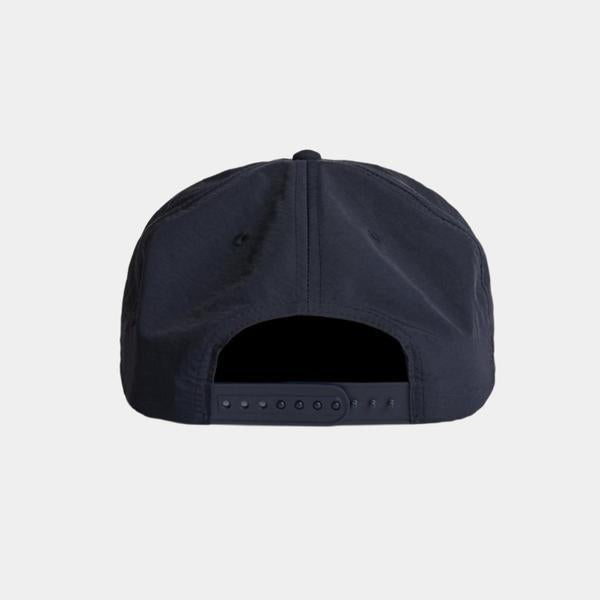 Black Sheep Nylon Rope "Surf Cap" Snapback Hat Navy - White-Black Sheep Skate Shop