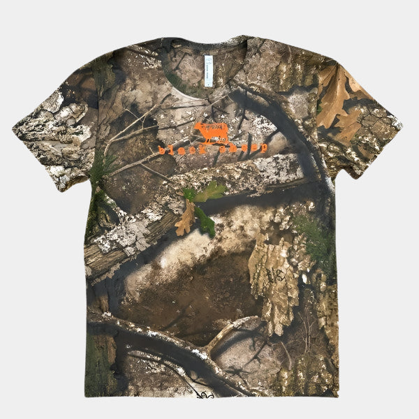 Black Sheep OG Logo T-shirt Realtree Camo - Hunter Orange-Black Sheep Skate Shop