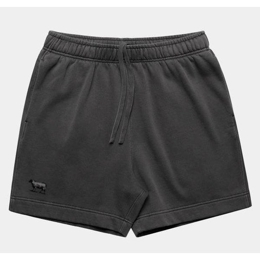 Black Sheep Relax Faded Track Shorts 18" Faded Black-Black Sheep Skate Shop