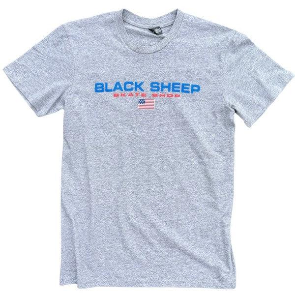 Black Sheep Sport T-Shirt Heather Grey-Black Sheep Skate Shop