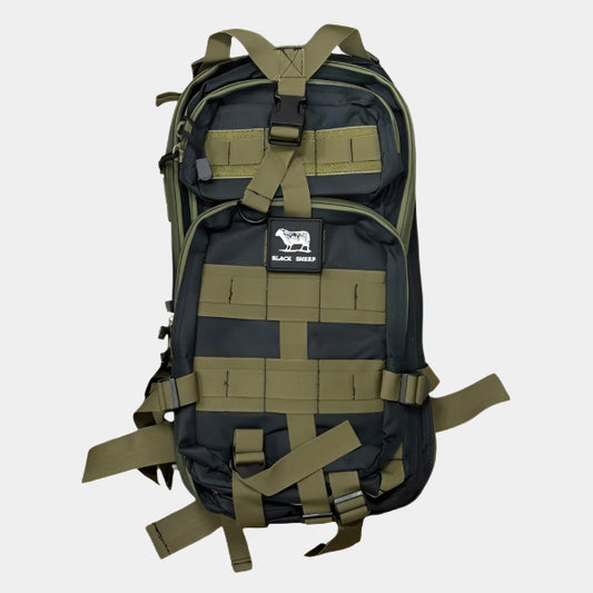 Black Sheep Tactical Backpack Medium Black - Olive Drab-Black Sheep Skate Shop