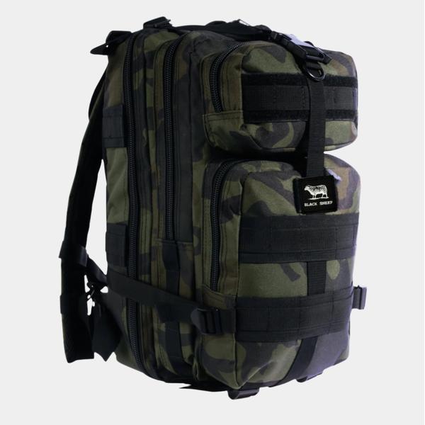 Black Sheep Tactical Backpack Medium Midnight Woodland Camo-Black Sheep Skate Shop