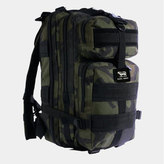 Black Sheep Tactical Backpack Medium Midnight Woodland Camo-Black Sheep Skate Shop