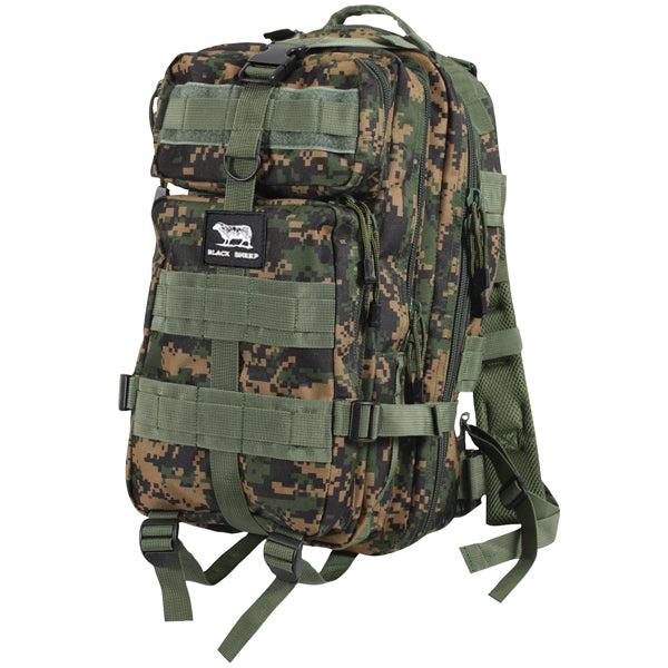 Black Sheep Tactical Backpack Medium Woodland Digital Camo Black Sheep Skate Shop