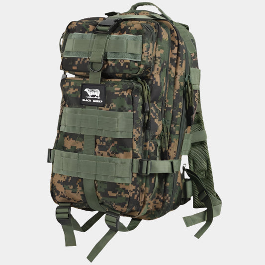 Black Sheep Tactical Backpack Medium Woodland Digital Camo-Black Sheep Skate Shop
