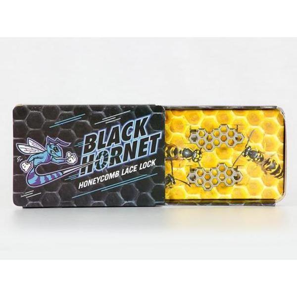 Black Sheep x Fully Laced "Black Hornet" Honeycomb Hex Lace Locks-Black Sheep Skate Shop