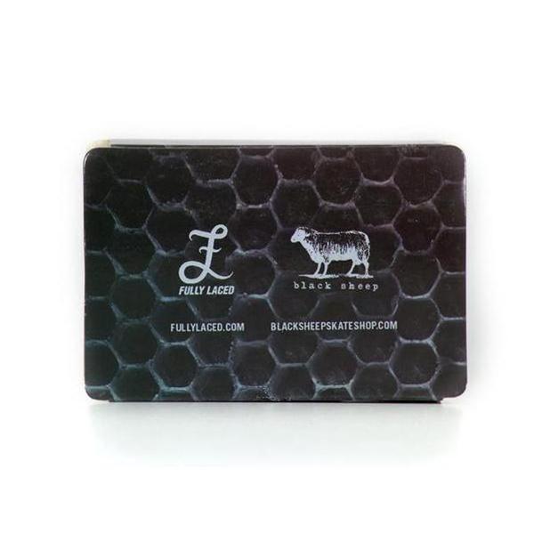 Black Sheep x Fully Laced "Black Hornet" Honeycomb Hex Lace Locks-Black Sheep Skate Shop