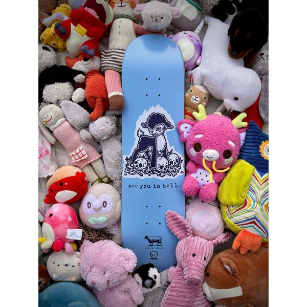 Black Sheep x Roger Skate Co. "See You In Hell" Deck-Black Sheep Skate Shop