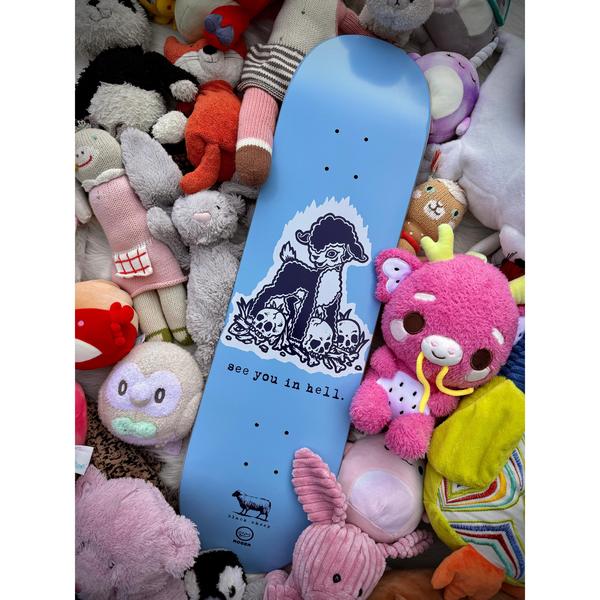Black Sheep x Roger Skate Co. "See You In Hell" Deck-Black Sheep Skate Shop