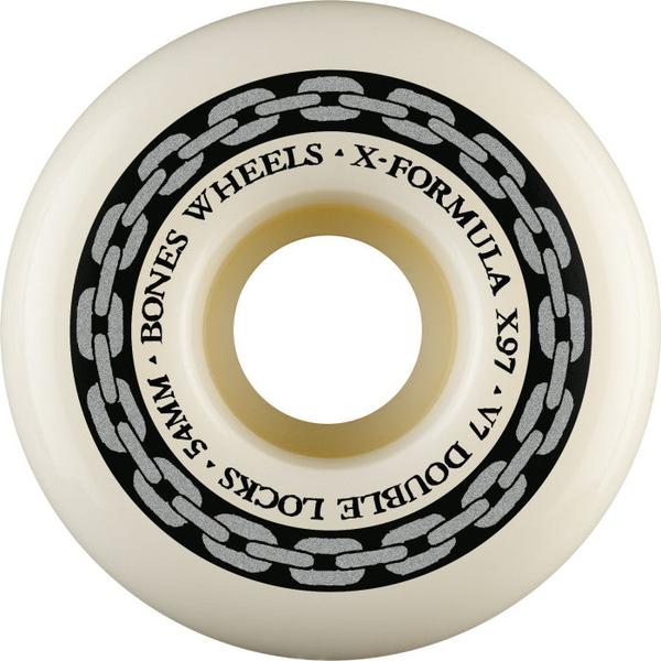 Bones Wheels X-Formula XF Double Lock V7 97a 54mm White-Black Sheep Skate Shop