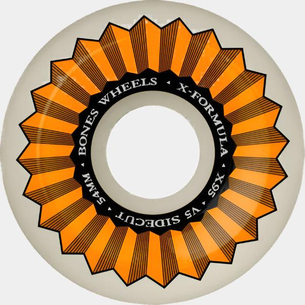 Bones Wheels X-Formula XF Sidecut V5 95a 54mm Natural-Black Sheep Skate Shop