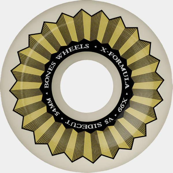 Bones Wheels X-Formula XF Sidecut V5 99a 54mm Natural-Black Sheep Skate Shop