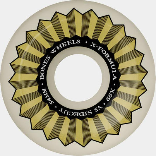 Bones Wheels X-Formula XF Sidecut V5 99a 54mm Natural-Black Sheep Skate Shop