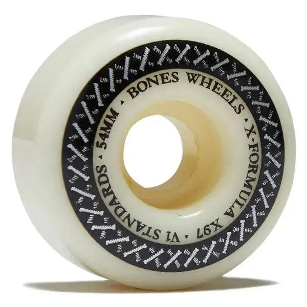 Bones Wheels X-Formula XF Standard V1 97a 54mm White-Black Sheep Skate Shop