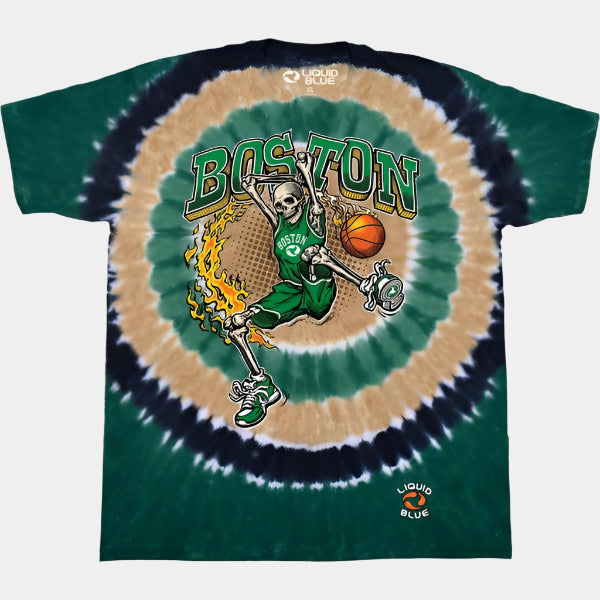 Boston Slam Dunk T-Shirt Multi Tie Dye-Black Sheep Skate Shop