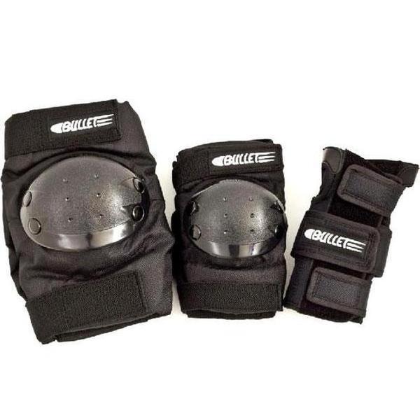 Bullet Junior Pad Set Knee - Elbow - Wrist Black-Black Sheep Skate Shop