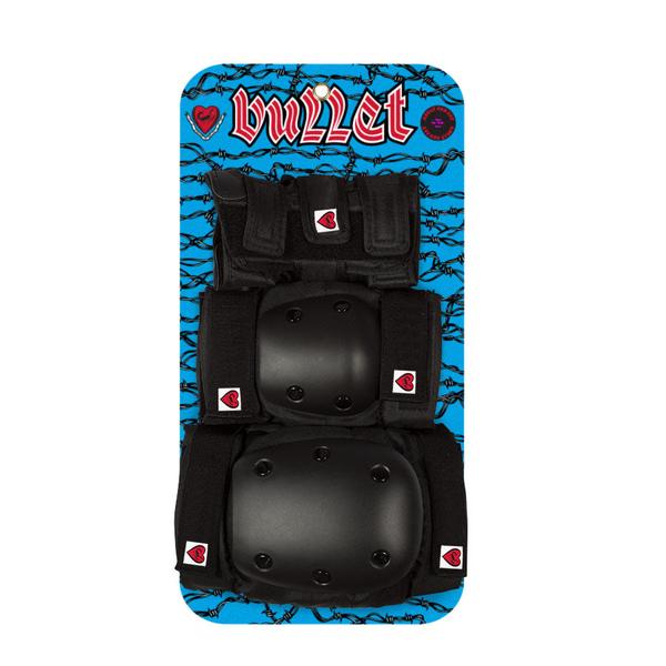 Bullet Pad Set Adult Wrist - Knee - Elbow Black-Black Sheep Skate Shop