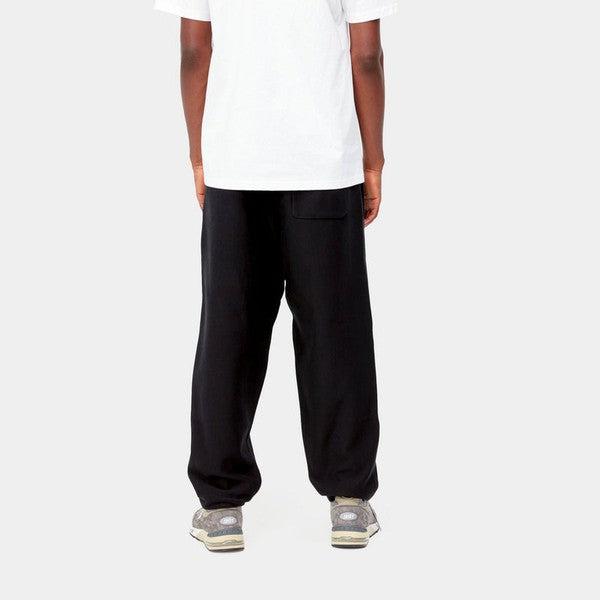 Carhartt WIP American Script Jogging Pant Black-Black Sheep Skate Shop