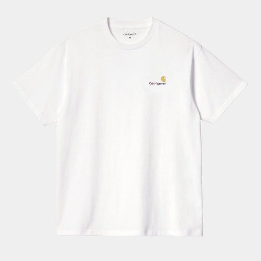 Carhartt WIP American Script T-Shirt White-Black Sheep Skate Shop