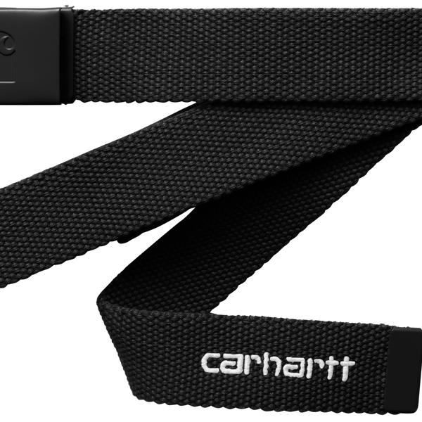 Carhartt WIP C-Logo Belt Tonal Black - White-Black Sheep Skate Shop