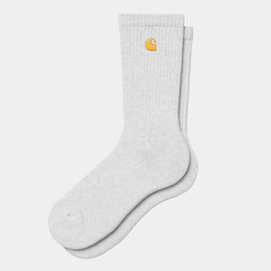 Carhartt WIP Chase Crew Socks Ash Heather-Black Sheep Skate Shop