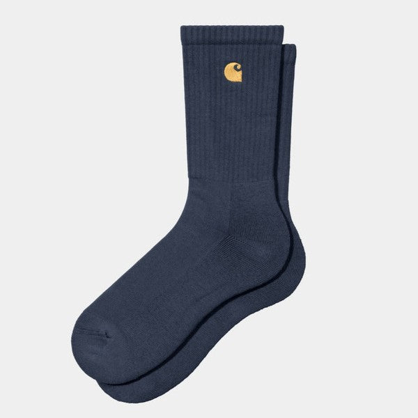 Carhartt WIP Chase Crew Socks Blue-Black Sheep Skate Shop