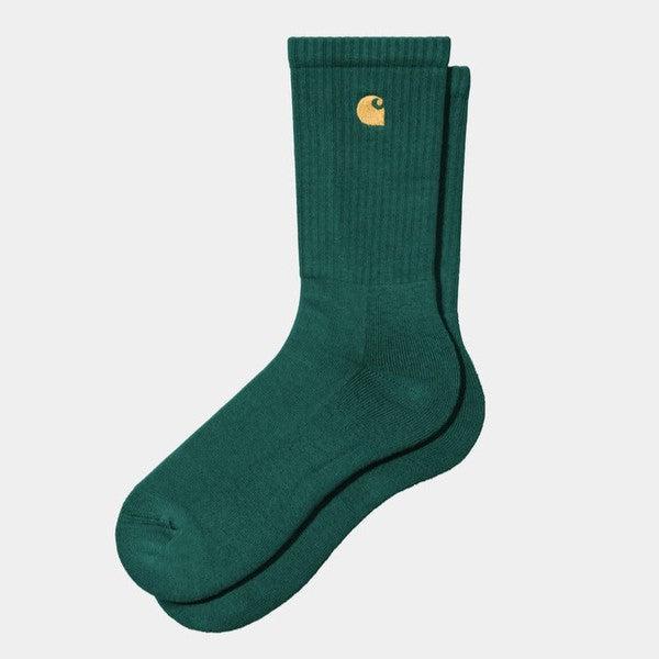Carhartt WIP Chase Crew Socks Chervil-Black Sheep Skate Shop