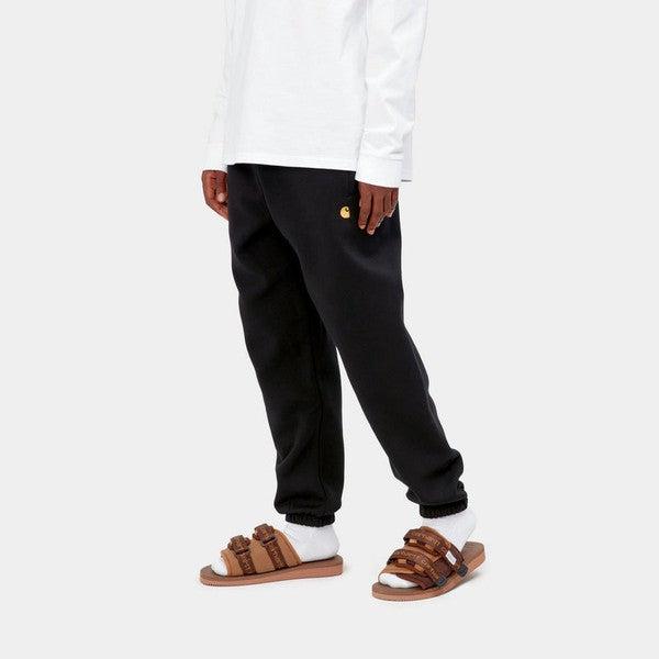 Carhartt WIP Chase Sweat Pant Black-Black Sheep Skate Shop
